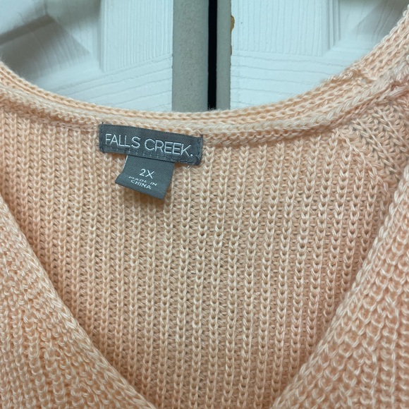 NWT Falls Creek shaker sweater v neck 2X - Picture 3 of 5